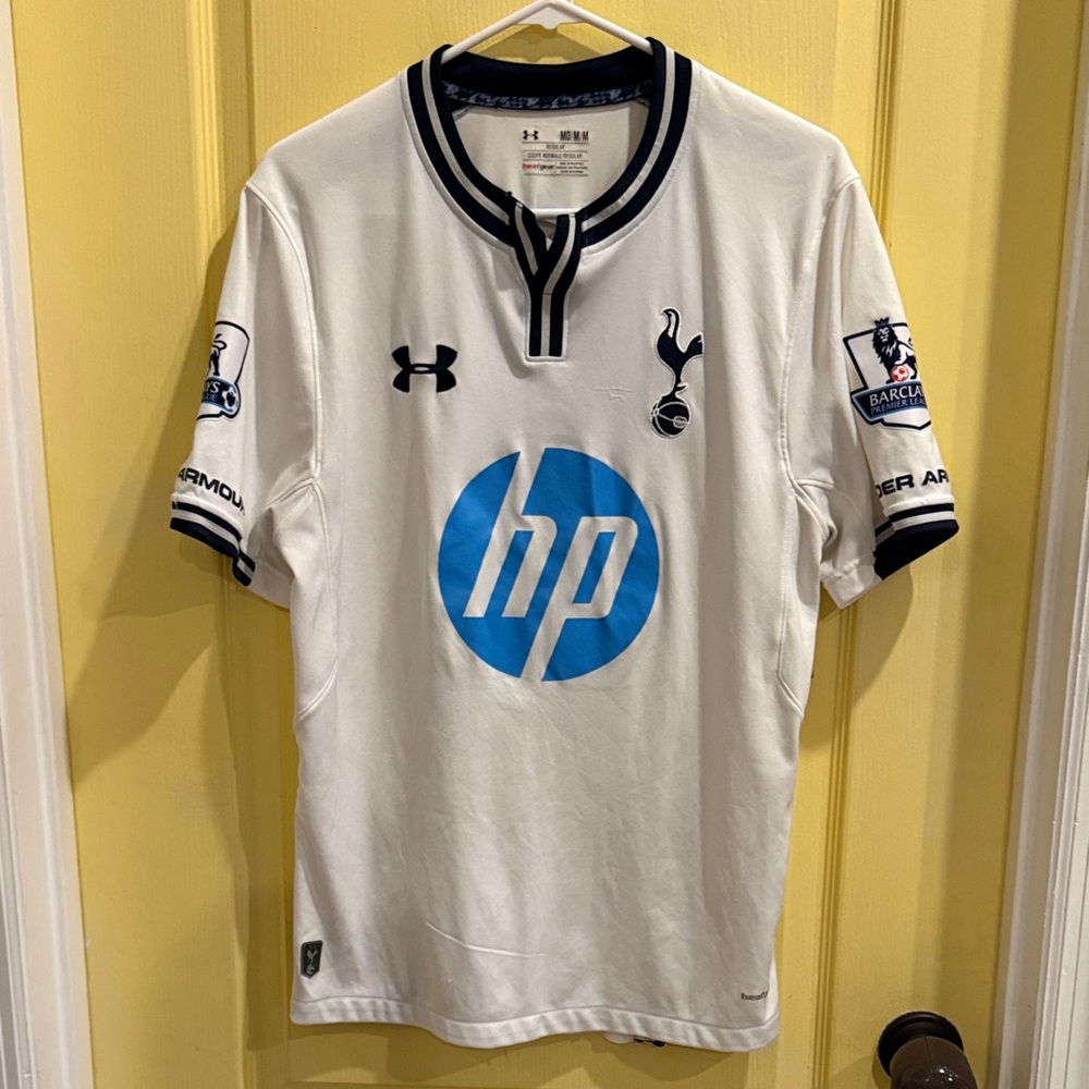 Under Armour Tottenham Hotspur White and Navy Home Jersey Lamela